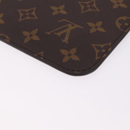 Louis Vuitton Neverfull Pochette Limited Edition World Tour Monogram Canvas, Brown, Canvas, Clutch