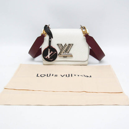 Louis Vuitton Twist Epi Leather, White, Leather, Handbag