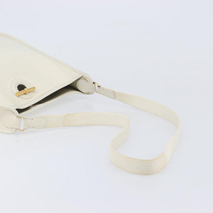 Hermes Vespa Courchevel, White, Leather, Shoulder Bag