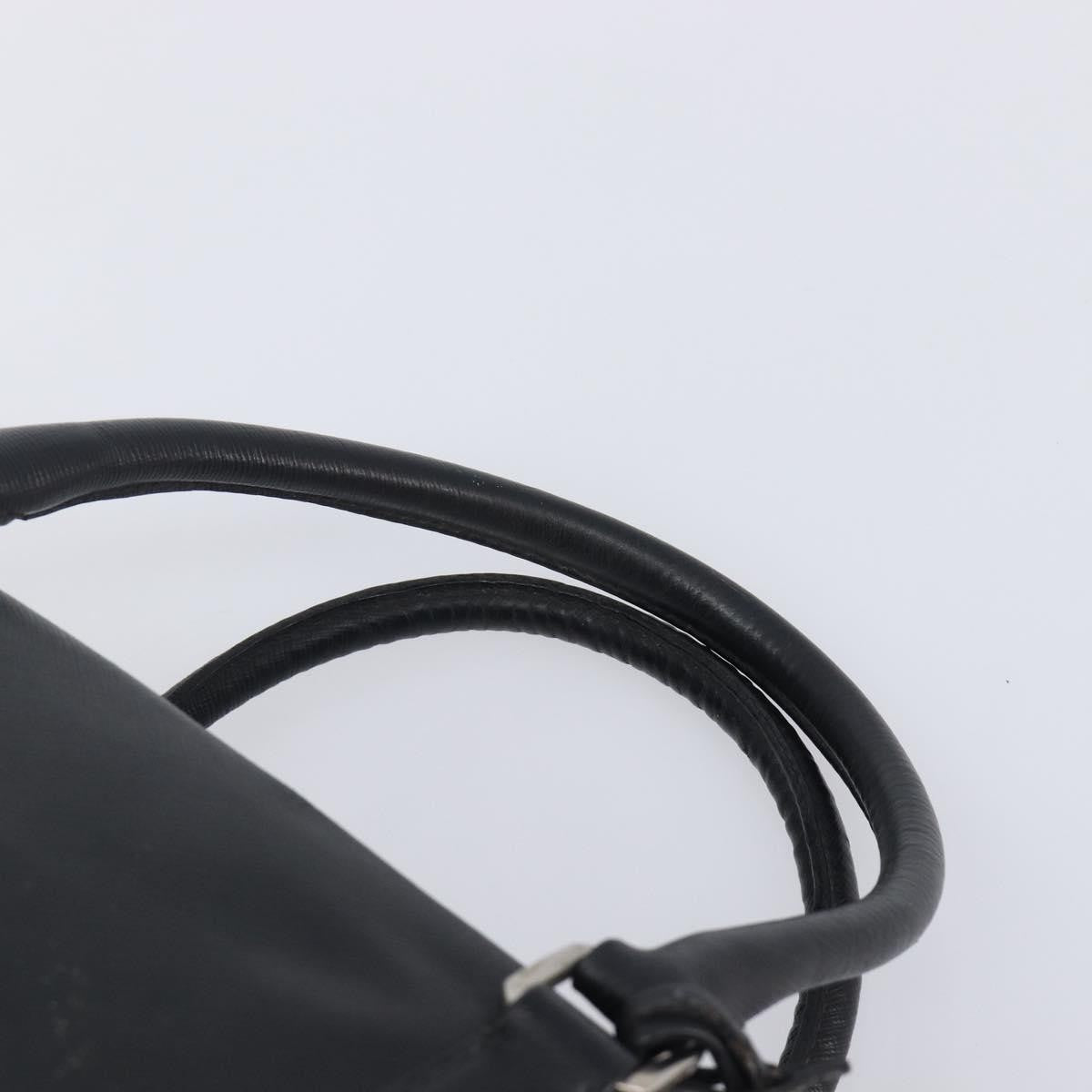 Prada Vintage Leather, Black, Leather, Handbag