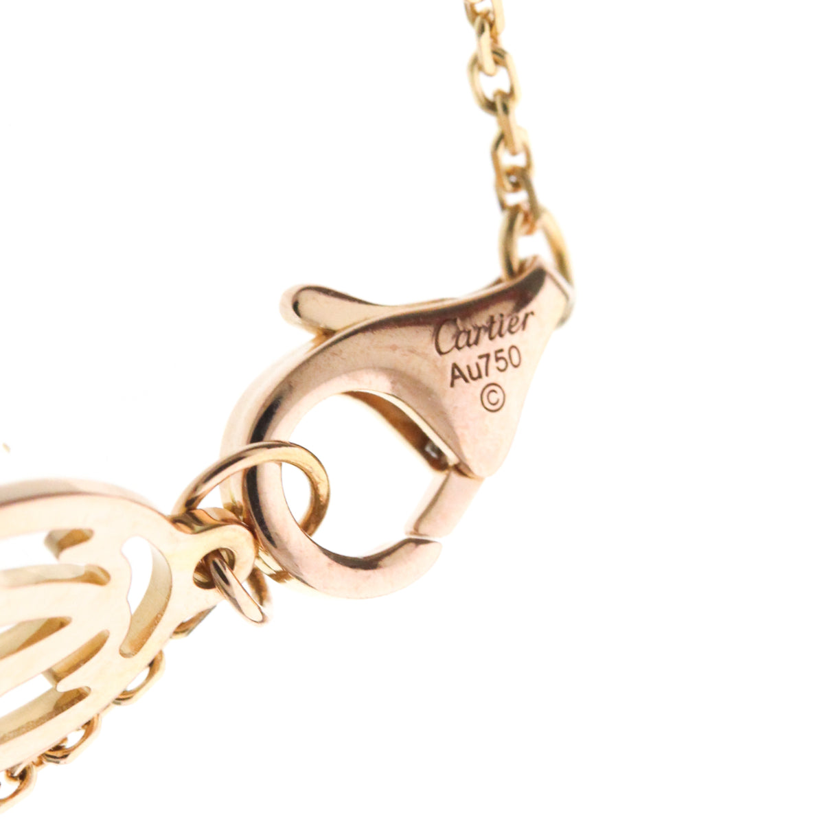 Cartier Torta Heart Pendant 18K Rose Gold, Gold, Pink Gold, Necklace
