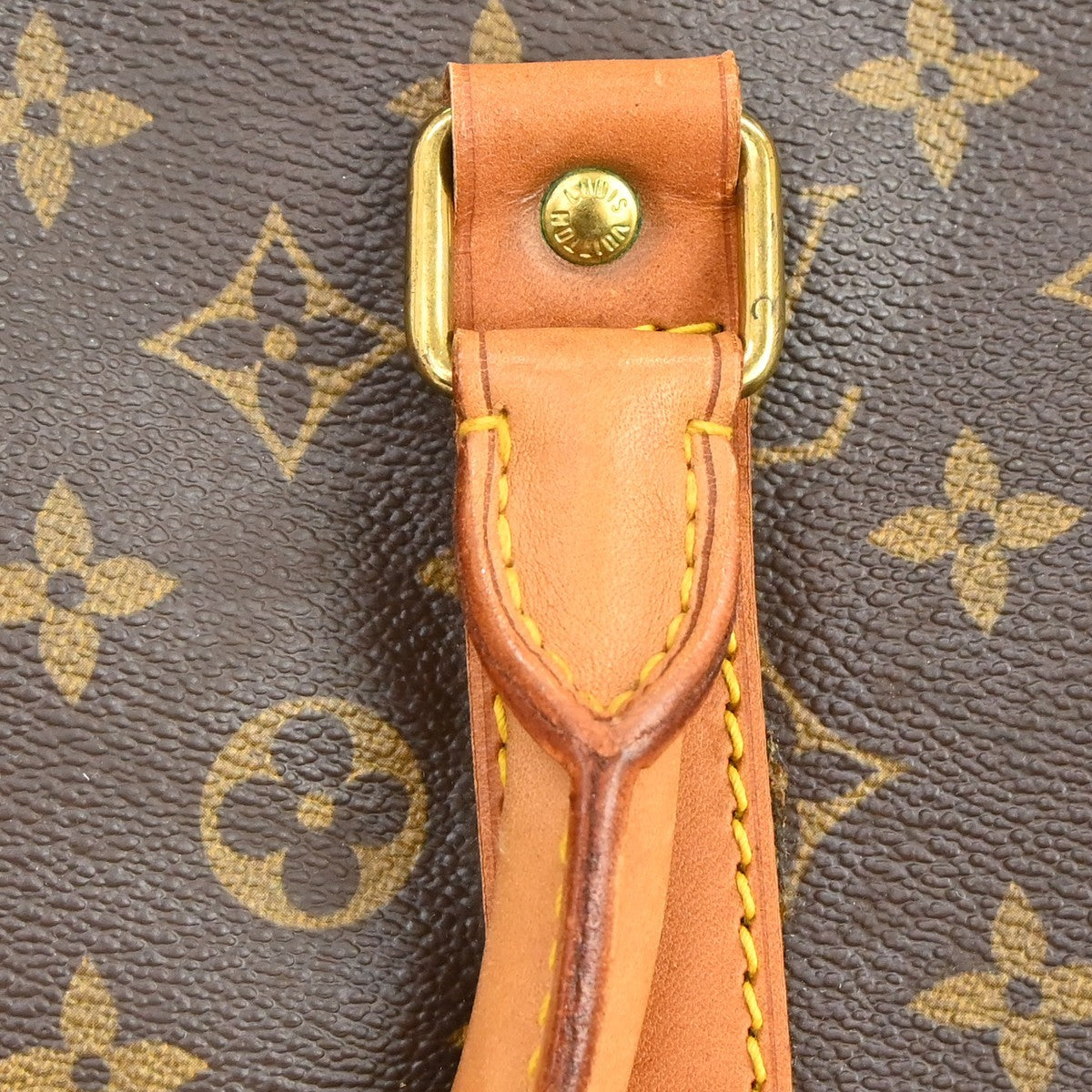 Louis Vuitton Keepall Monogram, Brown, Canvas, Travel Bag