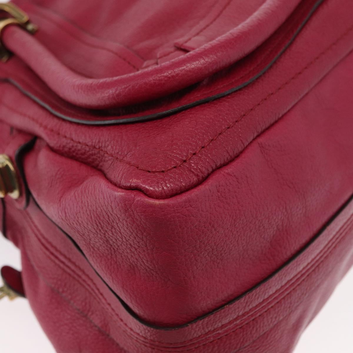 Chloe Paraty Handbag Quilted Leather, PINK, LEATHER, Handbag