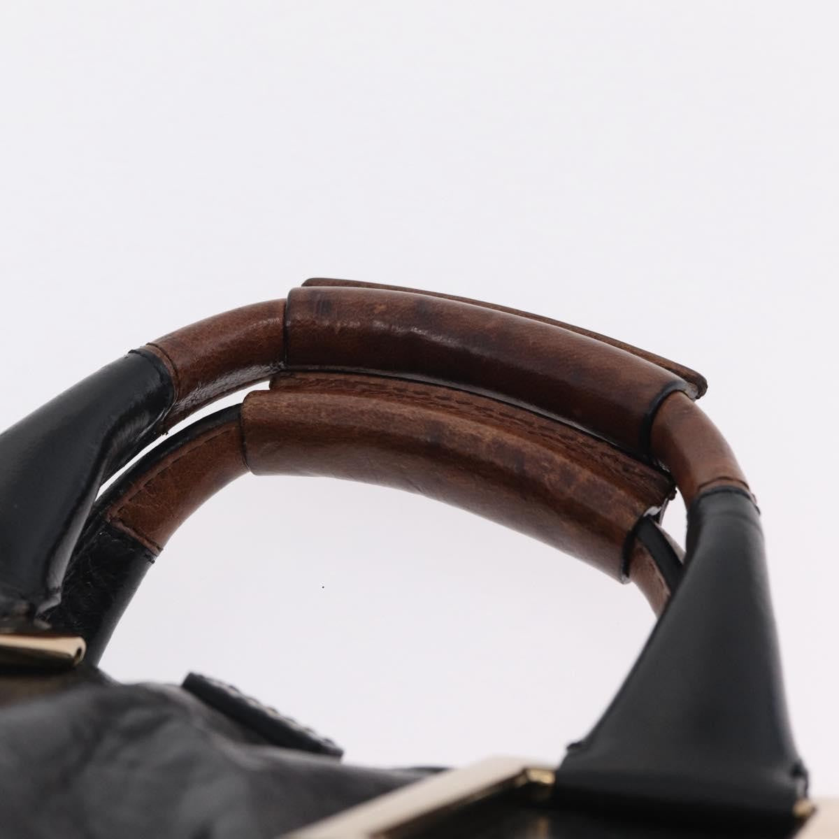 Chloe Ethel Leather, Black, Leather, Handbag