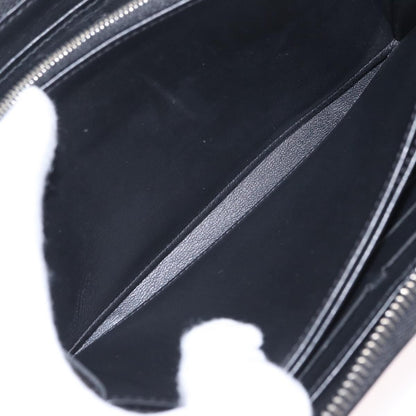 Louis Vuitton Zippy Mahina Leather, Black, Leather, Wallet