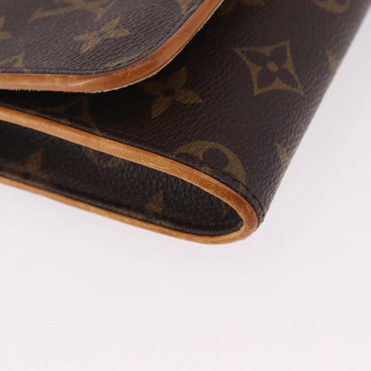 Louis Vuitton Twin Monogram Canvas, Brown, Canvas, Clutch