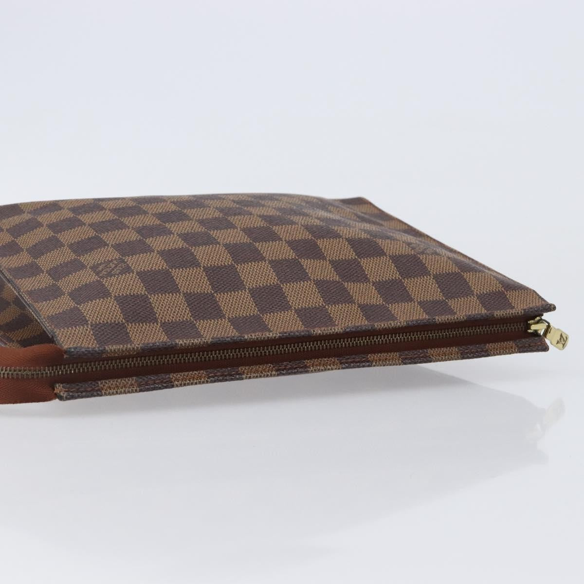 Louis Vuitton Toiletry Pouch Damier, Brown, Canvas, Clutch