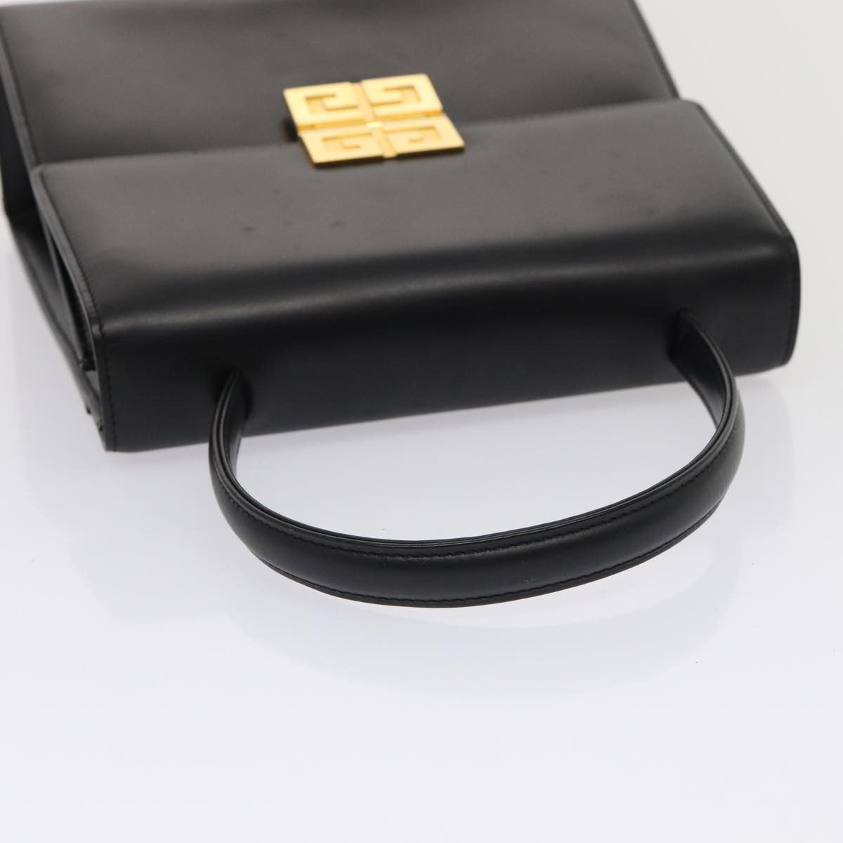 Givenchy Vintage 4G Leather, Black, Leather, Handbag