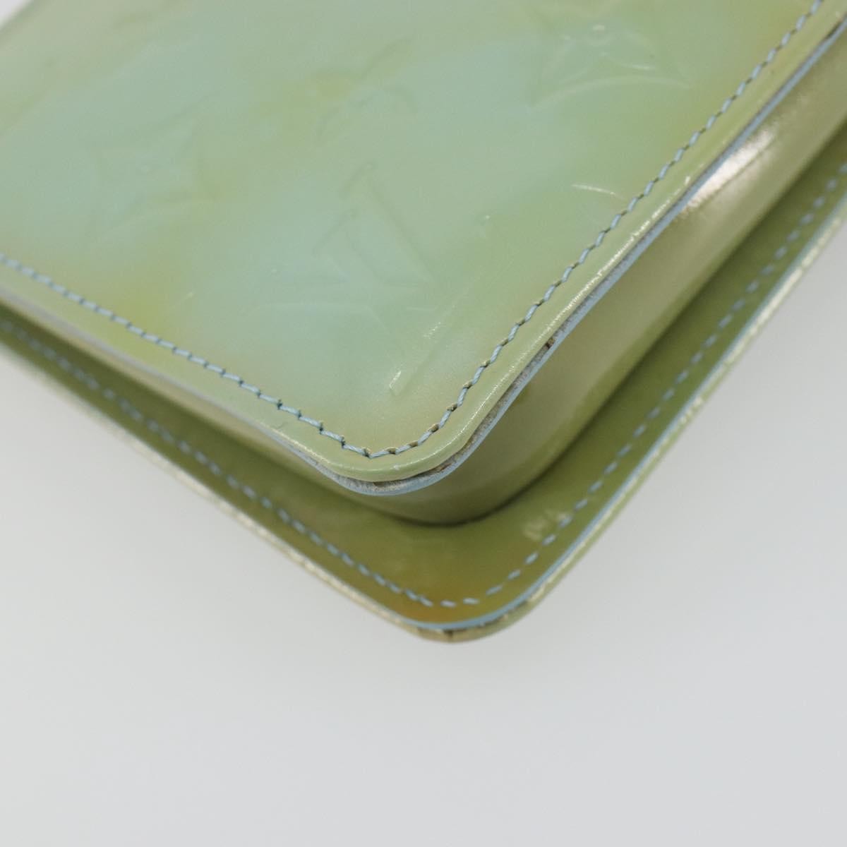 Louis Vuitton Lexington Pochette Monogram Vernis, Blue, Patent Leather, Clutch