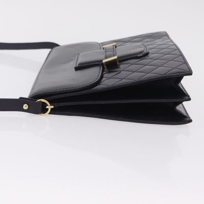Saint Laurent Vintage Shoulder bag Leather, Navy, Leather, Shoulder Bag