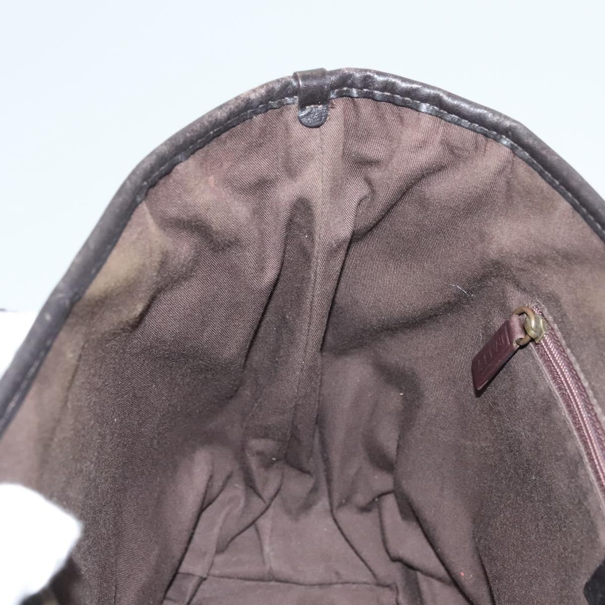 Bally Vintage Canvas, Brown, Canvas, Shoulder Bag