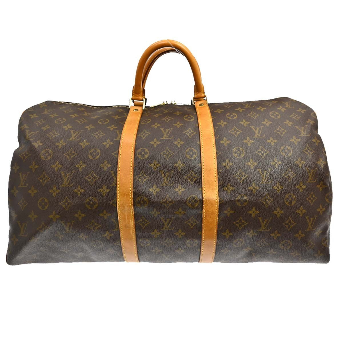 Louis Vuitton Keepall Monogram Canvas, Brown, Canvas, Travel Bag