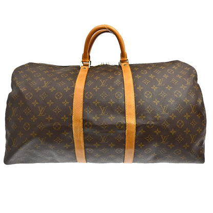 Louis Vuitton Keepall Monogram Canvas, Brown, Canvas, Travel Bag