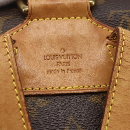 Louis Vuitton Vintage Montsouris Monogram Canvas, Brown, Canvas, Backpack
