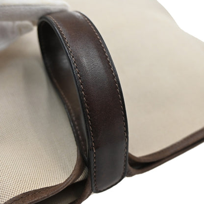 Hermes Picotin Toile and Leather, Beige, Canvas, Toiletry Case
