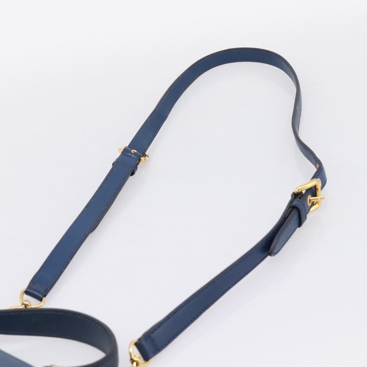 Miu Miu Madras Top Handle Leather, Navy, Leather, Handbag