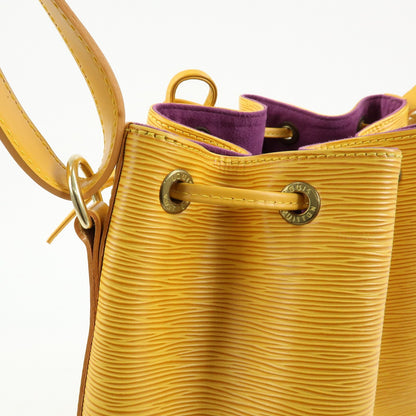 Louis Vuitton Noe Epi Leather, Yellow, Leather, Shoulder Bag