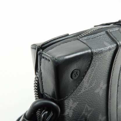 Louis Vuitton Soft Trunk Monogram Eclipse Canvas, Black, Canvas, Wallet