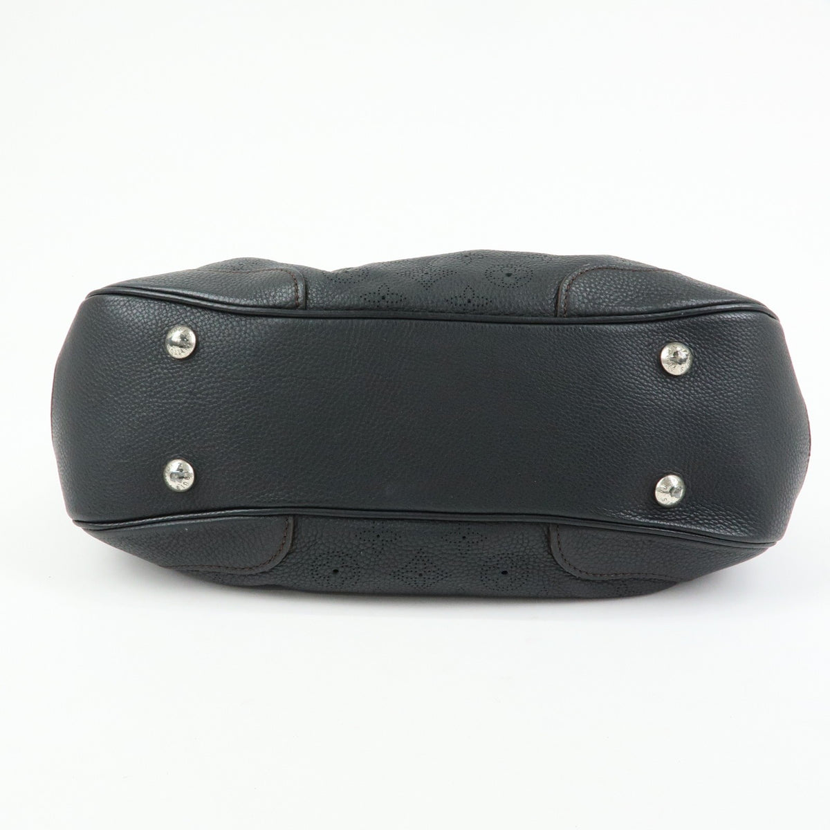 Louis Vuitton Solar Mahina Leather, Black, Leather, Handbag