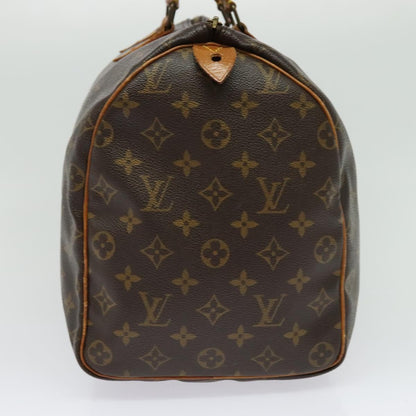 Louis Vuitton Speedy Handbag Monogram Canvas, BROWN, CANVAS, Handbag