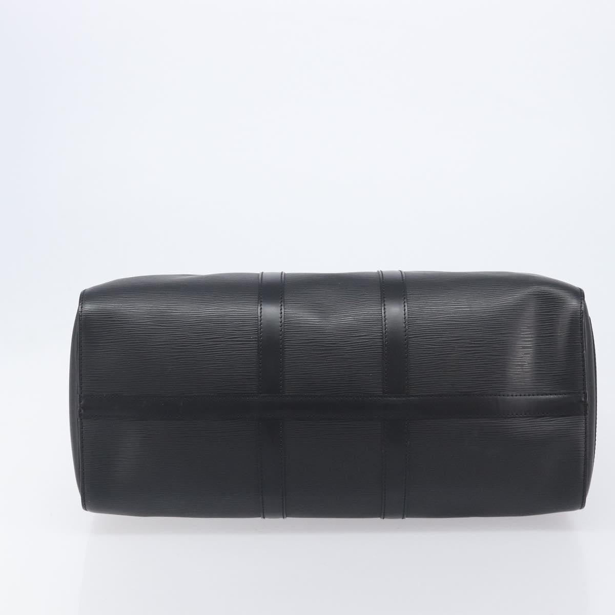 Louis Vuitton Keepall Epi Leather, Black, Leather, Travel Bag
