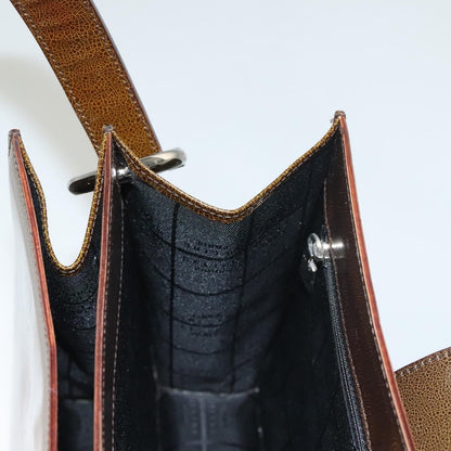 Celine Shoulder Leather, Khaki, Patent Leather, Shoulder Bag