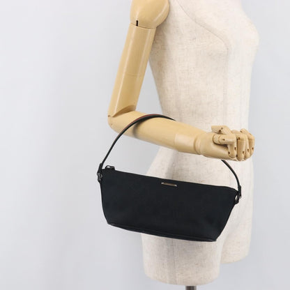 Gucci Zipped Pochette GG Canvas, Black, Canvas, Shoulder Bag