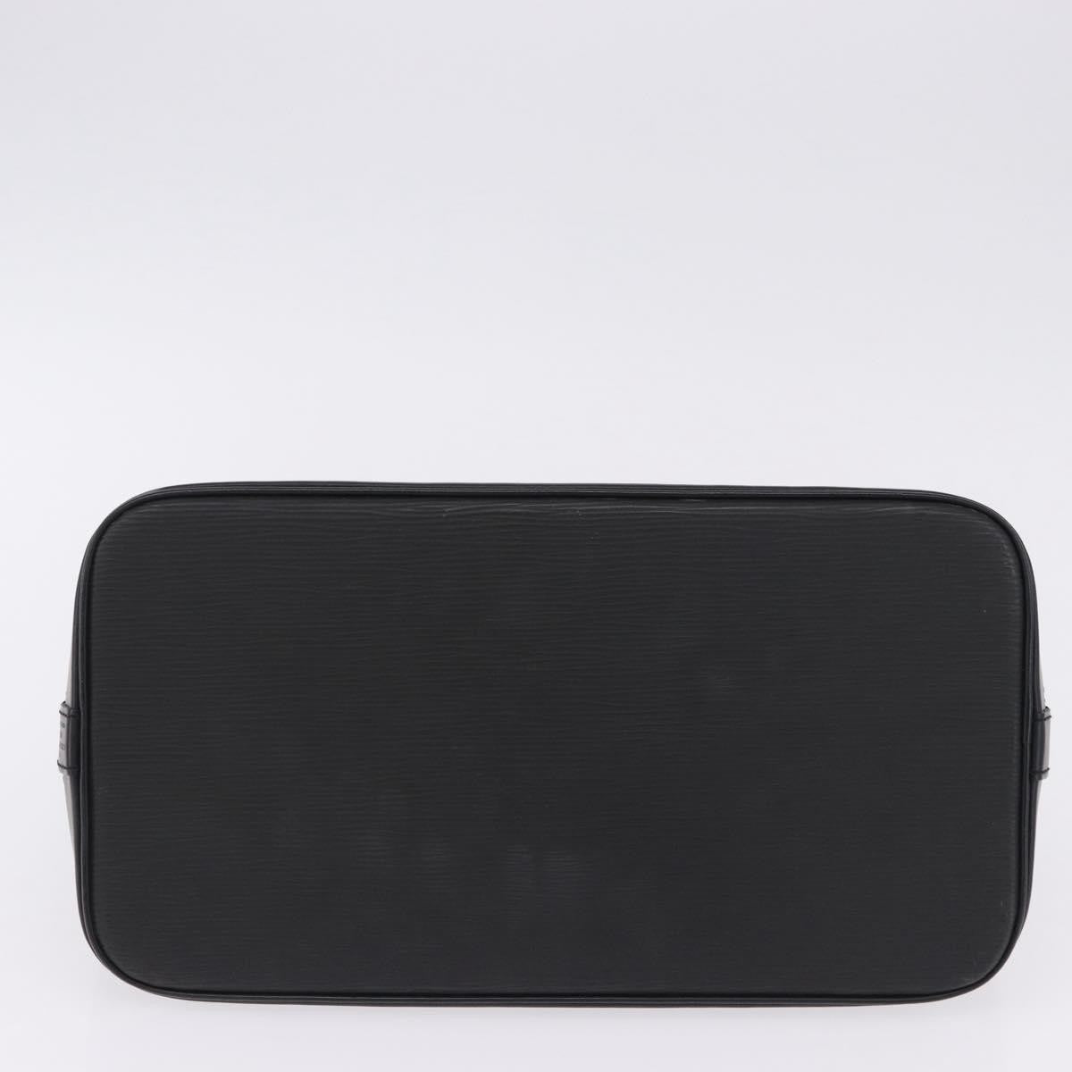 Louis Vuitton Alma Epi Leather, Black, Leather, Handbag