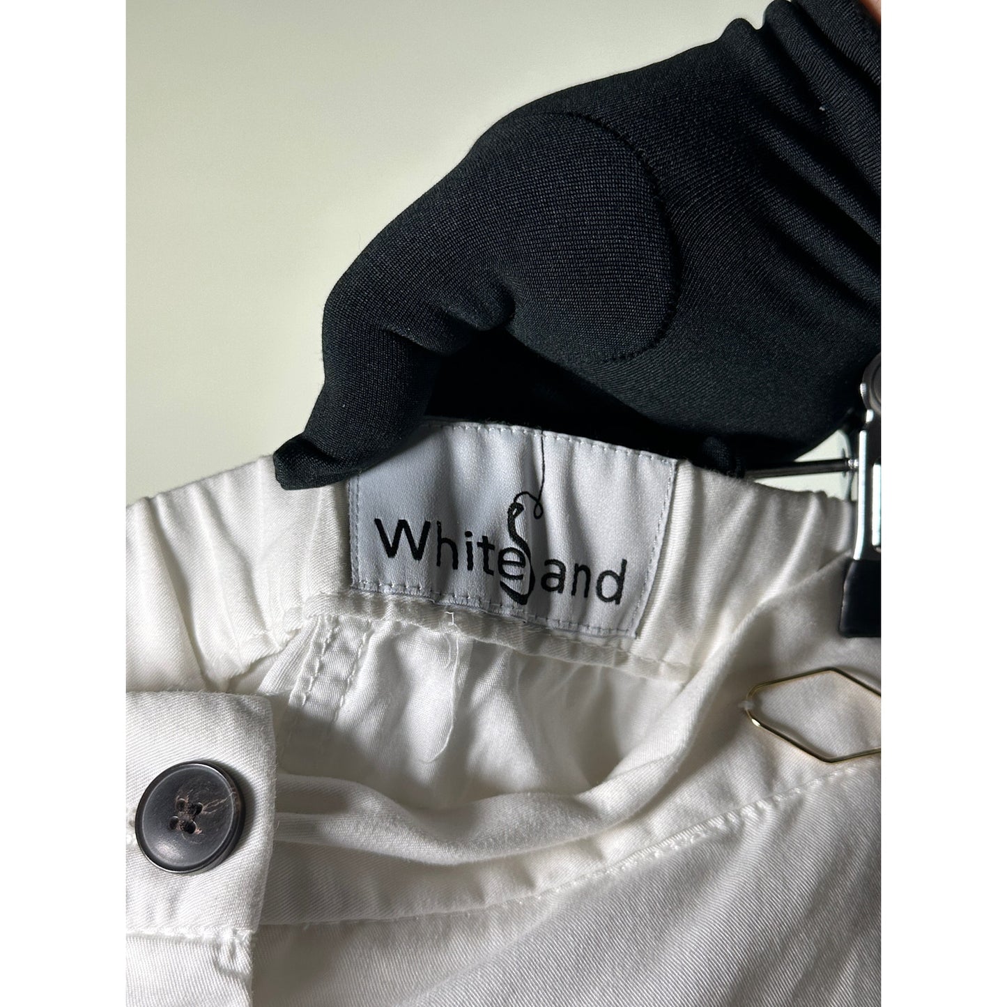 White Sand Kick Flare Pants