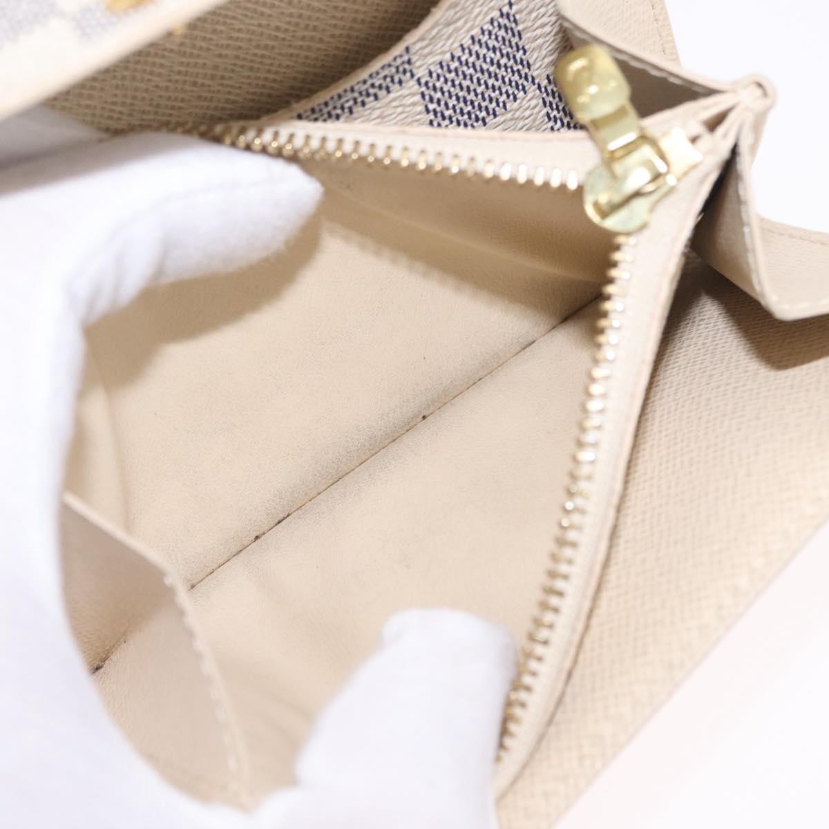 Louis Vuitton Solo Belt Damier, White, Canvas, Clutch
