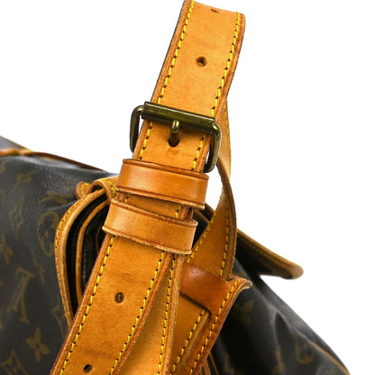 Louis Vuitton Saumur Monogram Canvas, Brown, Canvas, Shoulder Bag