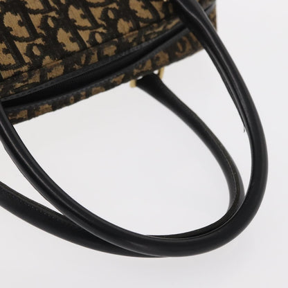 Christian Dior Vintage Trotter Romantique Boston Diorissimo Coated Canvas, Navy, Canvas, Shoulder Bag