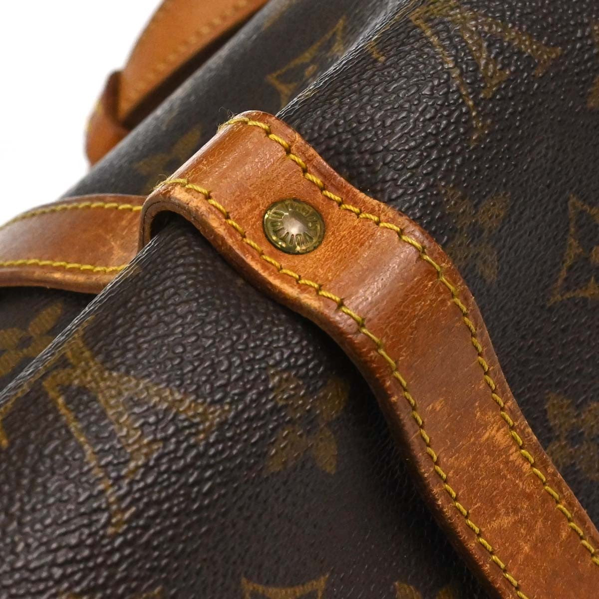 Louis Vuitton Saumur Monogram Canvas, Brown, Canvas, Shoulder Bag