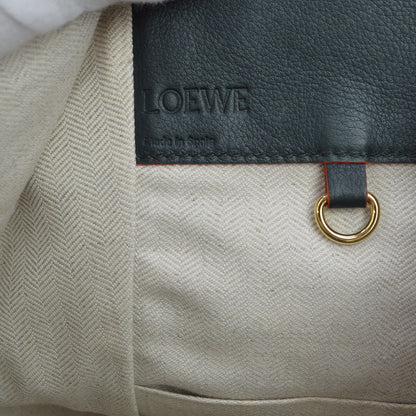 Loewe Hammock Leather, Blue, Calfskin, Handbag