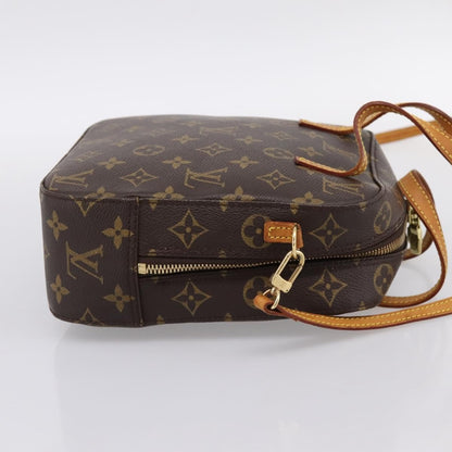Louis Vuitton Spontini Monogram Canvas, Brown, Canvas, Handbag