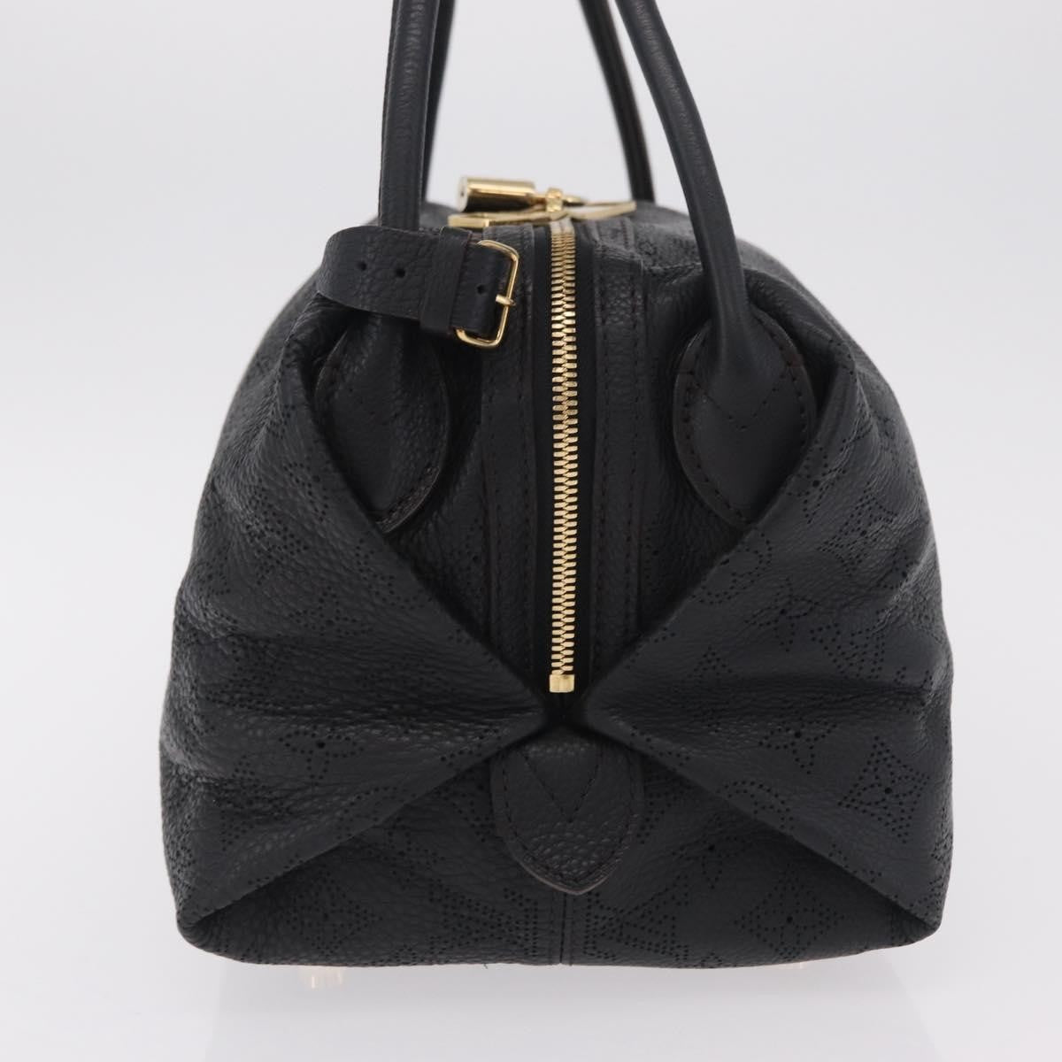 Louis Vuitton Galatea Mahina Leather, Black, Leather, Handbag
