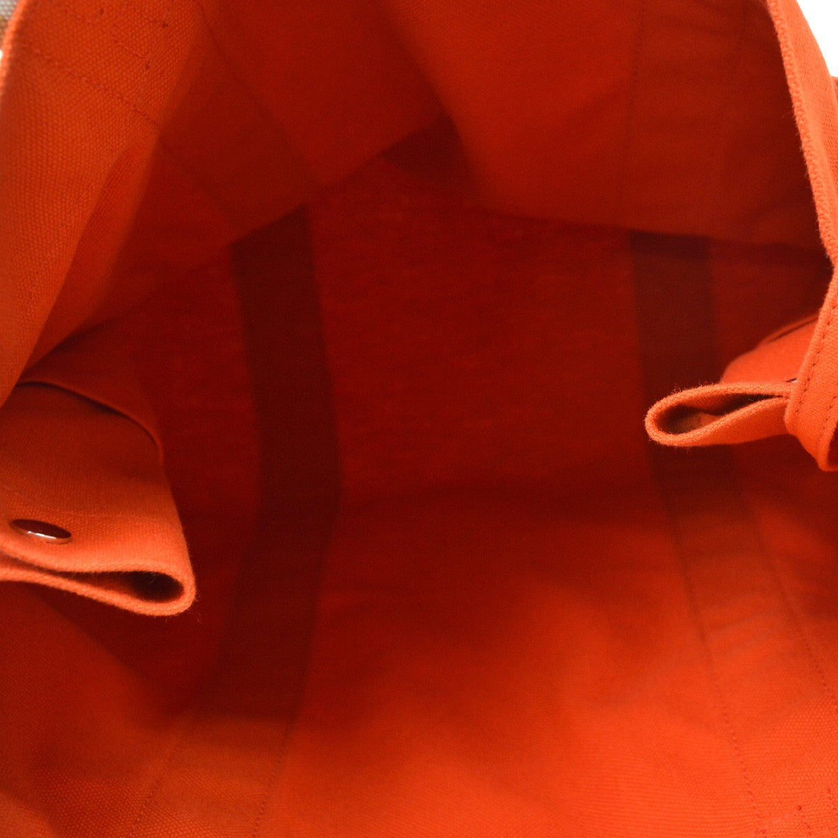 Hermes Beach Tote Cotton, Orange, Cotton, Tote Bag