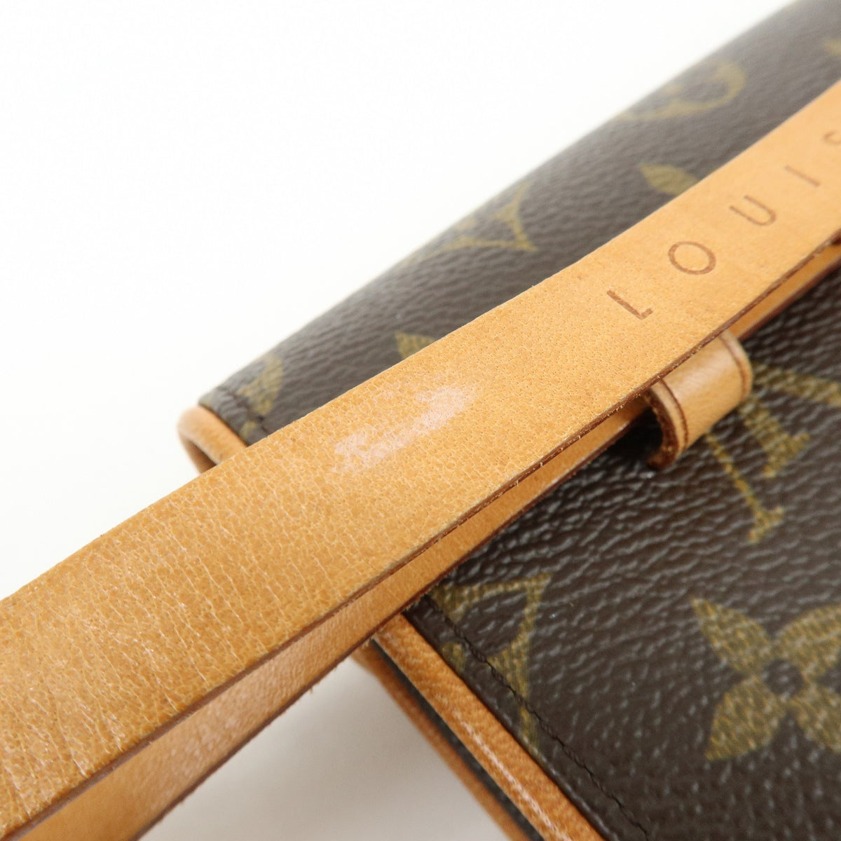 Louis Vuitton Florentine Waist Monogram Canvas, Brown, Canvas, Handbag