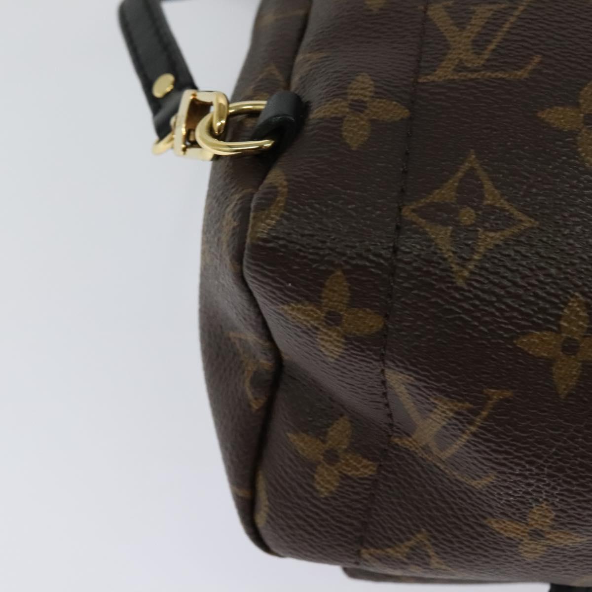 Louis Vuitton Palm Springs Monogram Canvas, Brown, Canvas, Backpack