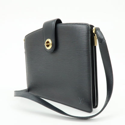 Louis Vuitton Capucines Epi Leather, Black, Leather, Handbag