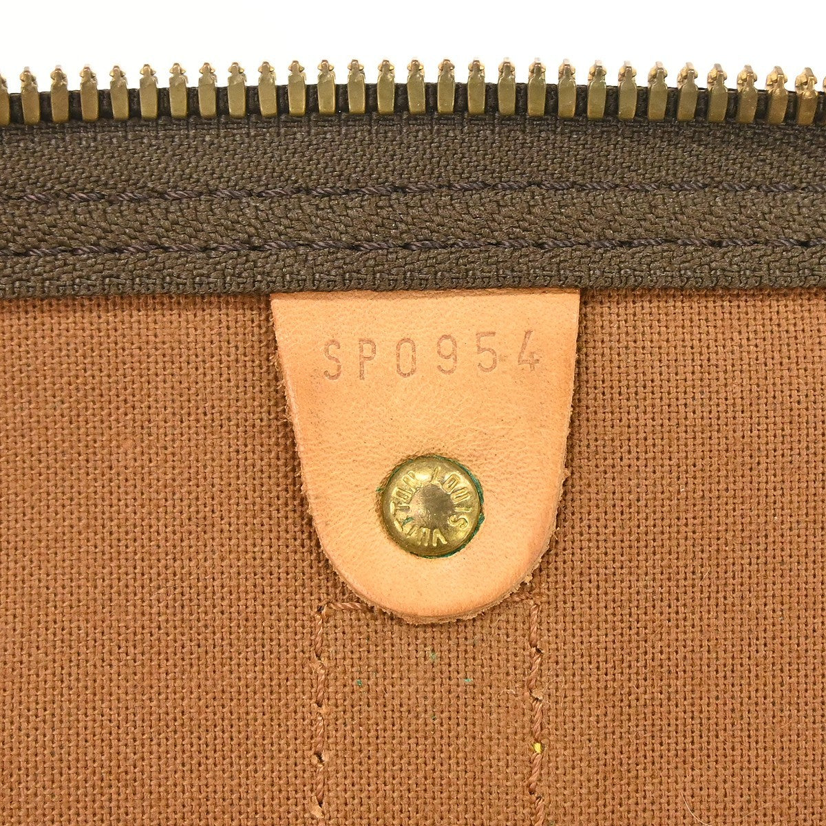 Louis Vuitton Keepall Monogram Canvas, Brown, Canvas, Travel Bag