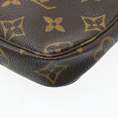 Louis Vuitton Mini pochette accessoires Canvas, Brown, Canvas, Clutch