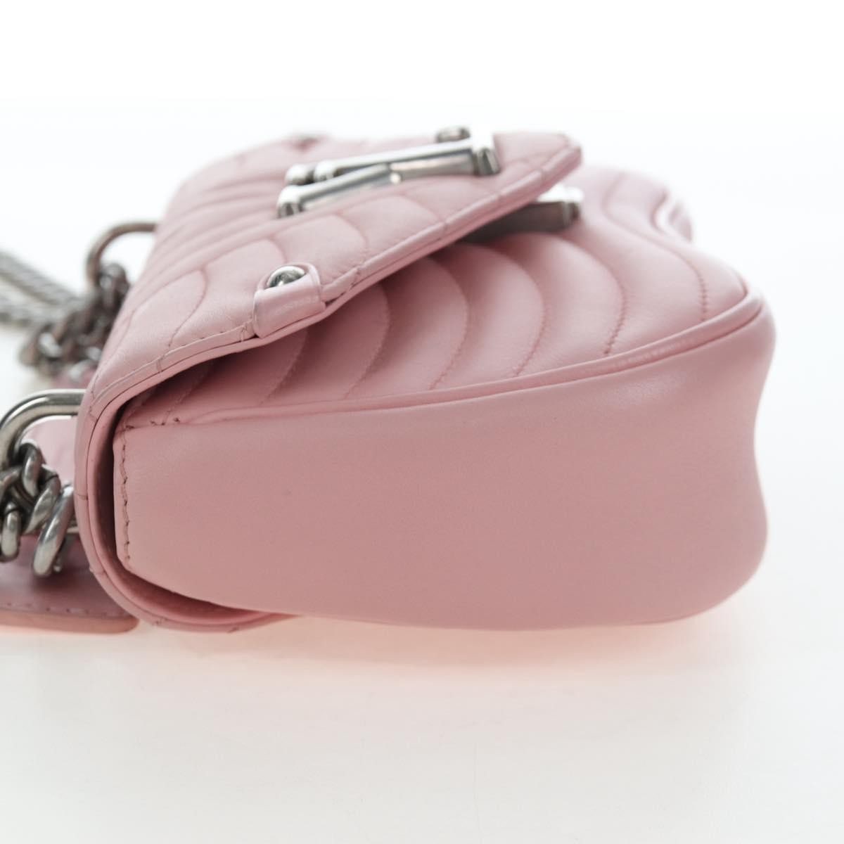 Louis Vuitton New Wave Chain Quilted Leather, Pink, Leather, Handbag