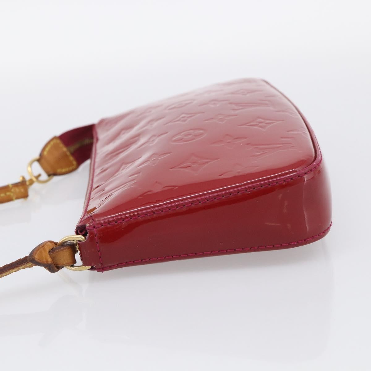 Louis Vuitton Pochette Accessoires NM Monogram Vernis, Pink, Patent Leather, Clutch