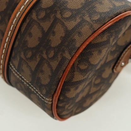 Christian Dior Vintage Trotter Romantique Boston Diorissimo Coated Canvas, Brown, Canvas, Handbag
