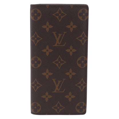 Louis Vuitton Brazza Monogram Canvas, Brown, Canvas, Wallet