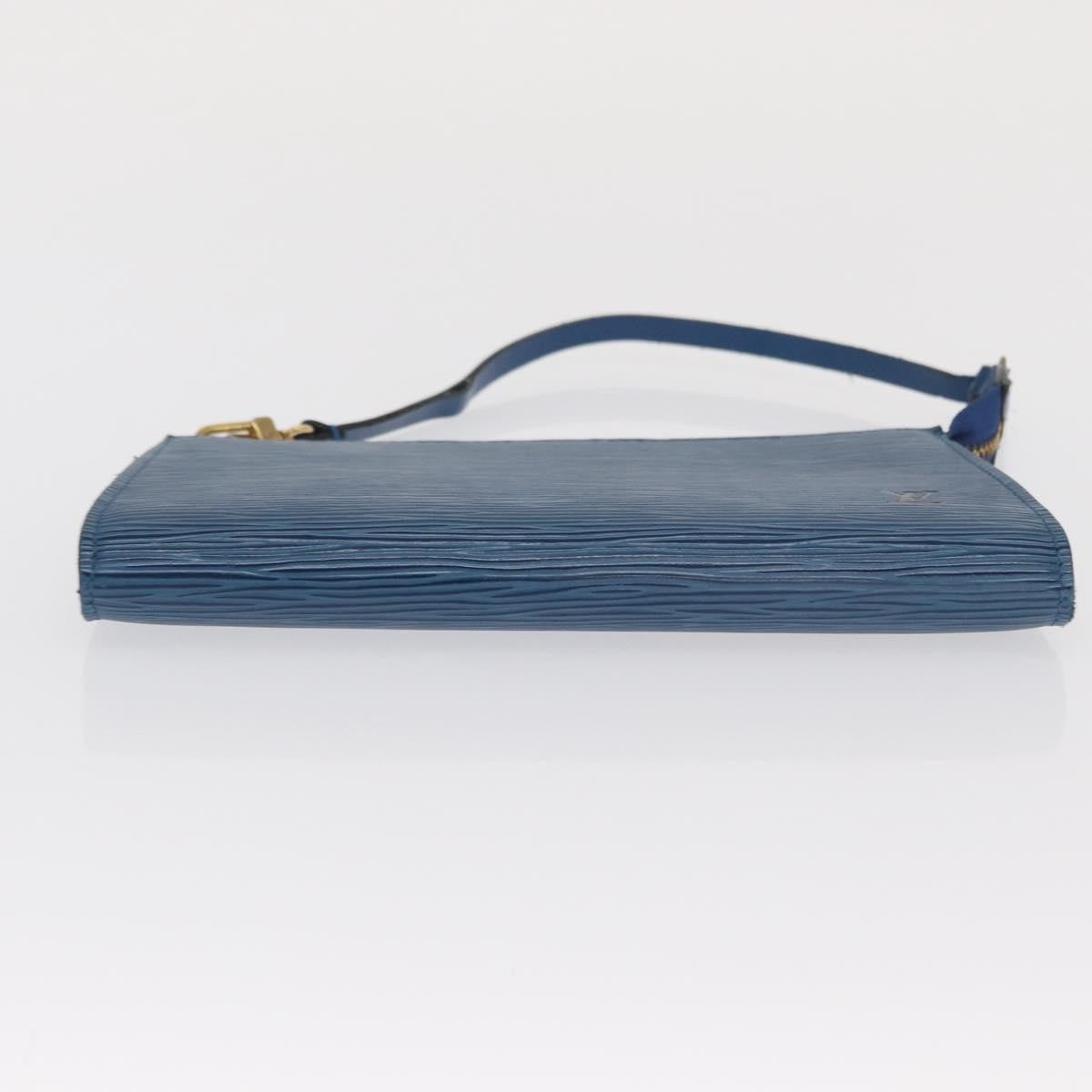 Louis Vuitton Pochette Accessoires Epi Leather, Blue, Leather, Clutch