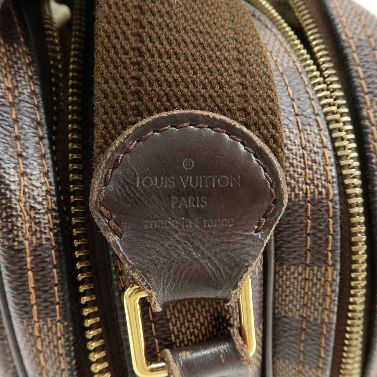 Louis Vuitton Reporter Damier, Brown, Canvas, Shoulder Bag