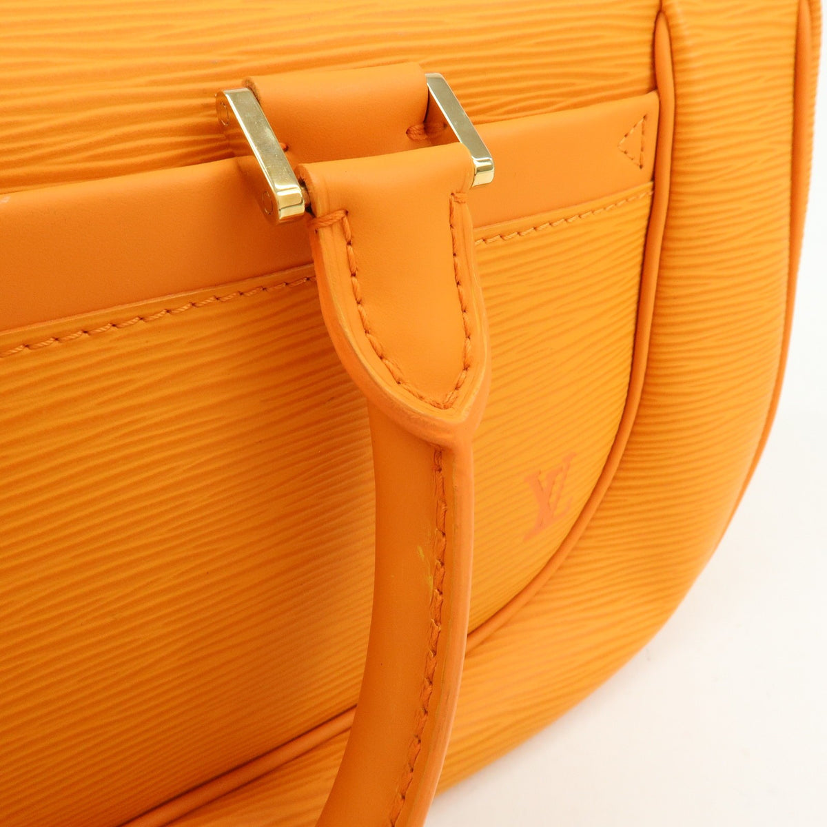 Louis Vuitton Dhanura Epi Leather, Orange, Leather, Handbag