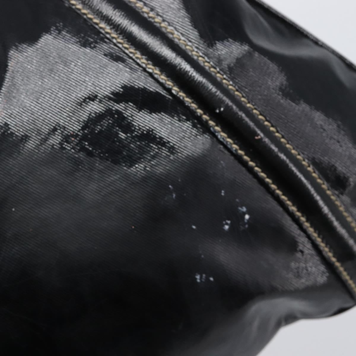 Gucci Britt Web Hobo Dialux Coated Canvas, Black, Canvas, Shoulder Bag